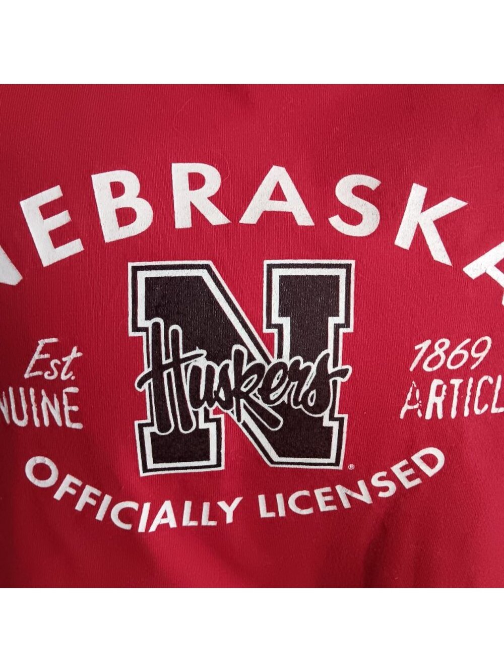 Nebraska Huskers T-Shirt Men's XL Big Red Officially Licensed AS Sports